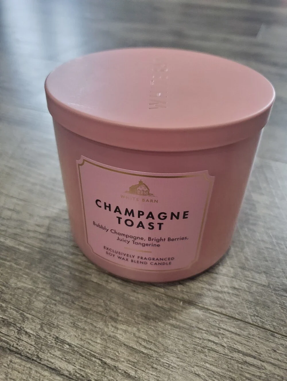 Bath And Body Works Champagne Toast 3 Wick Candle - Picture 1 of 4